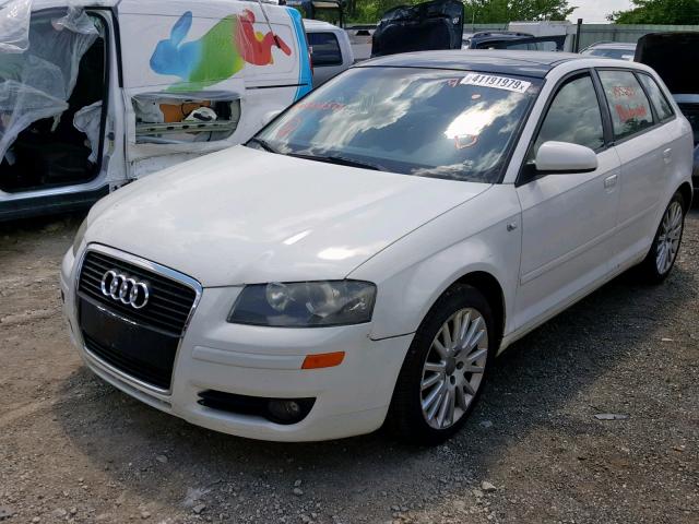 WAUNF78P56A002566 - 2006 AUDI A3 2.0 PRE WHITE photo 2