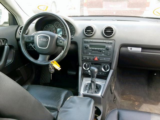 WAUNF78P56A002566 - 2006 AUDI A3 2.0 PRE WHITE photo 9