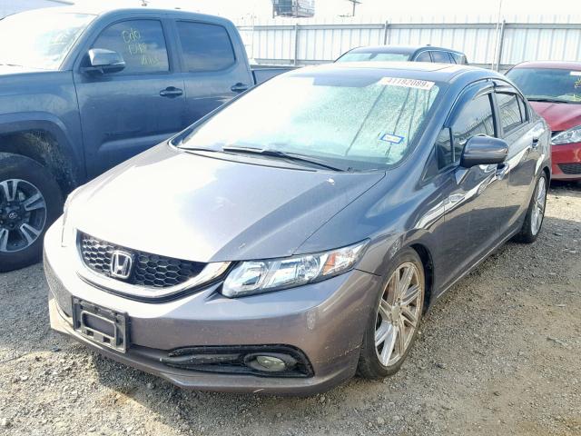 19XFB2F92FE072372 - 2015 HONDA CIVIC EXL 灰色 照片 2