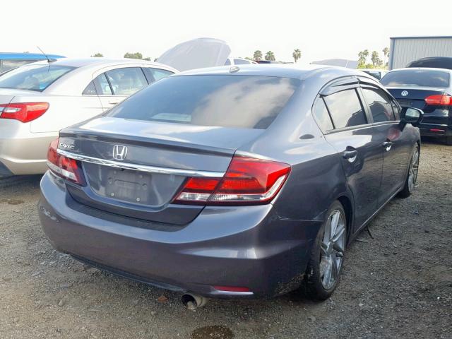 19XFB2F92FE072372 - 2015 HONDA CIVIC EXL 灰色 照片 4