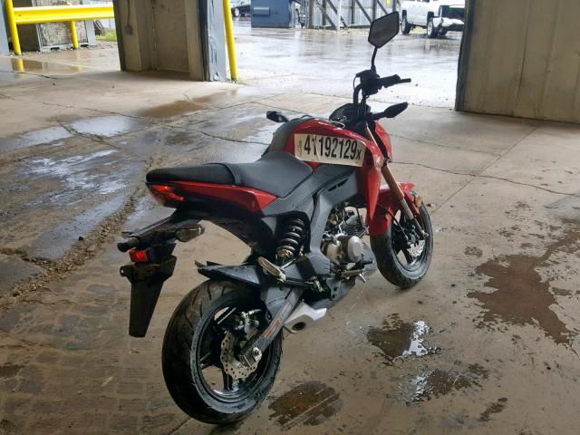 JKABRRJ18JDA13242 - 2018 KAWASAKI BR125 J RED photo 4