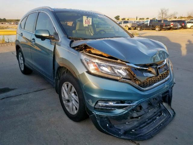 2HKRM3H78GH534410 - 2016 HONDA CR-V EXL BLUE photo 1