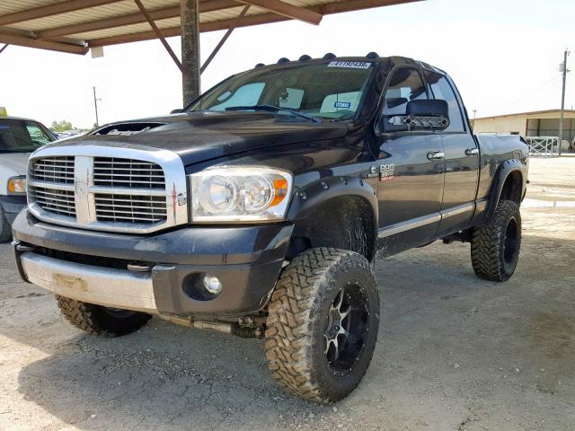 3D7KS28A58G222364 - 2008 DODGE RAM 2500 S შავი ფოტო 2
