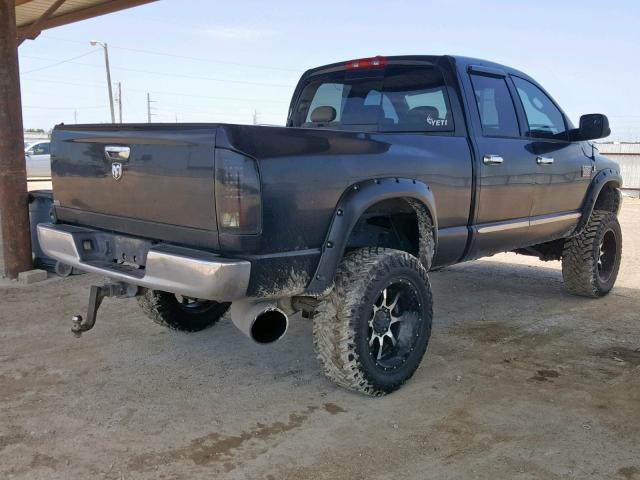 3D7KS28A58G222364 - 2008 DODGE RAM 2500 S შავი ფოტო 4