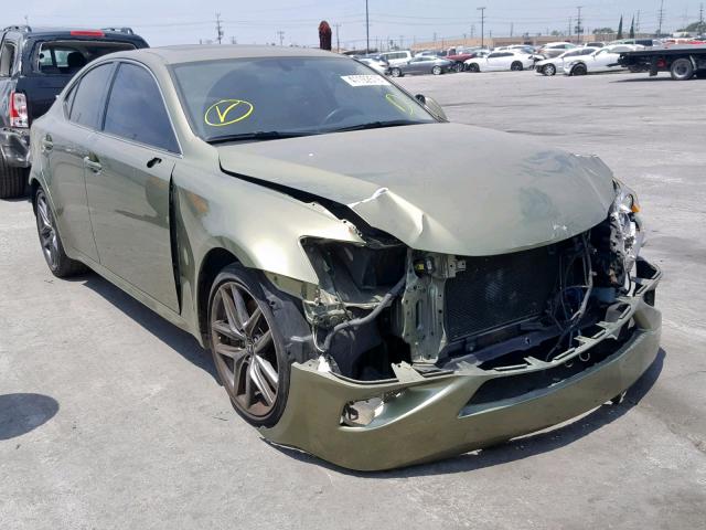 JTHBE262465003041 - 2006 LEXUS IS 350 GREEN photo 1