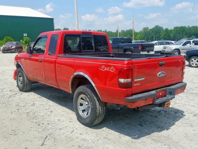 1FTZR45E28PA36364 - 2008 FORD RANGER SUP RED photo 3