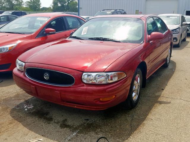 1G4HR54K54U246456 - 2004 BUICK LESABRE LI RED photo 2