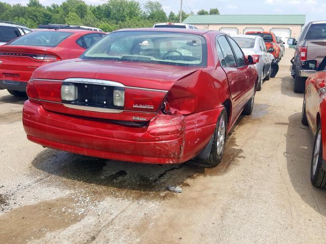 1G4HR54K54U246456 - 2004 BUICK LESABRE LI RED photo 4