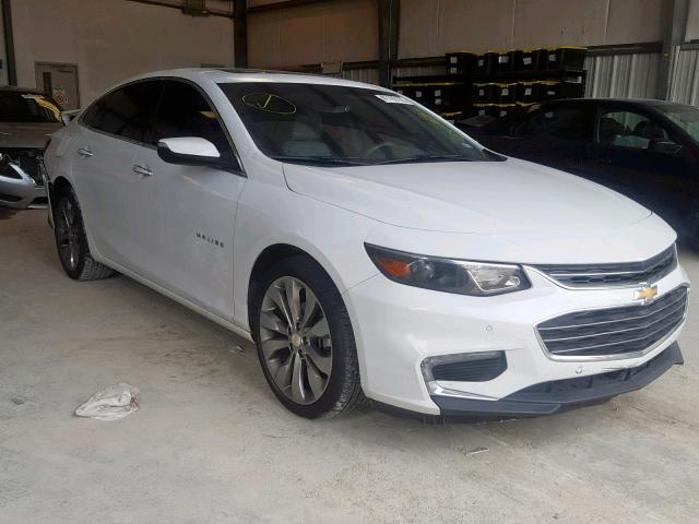 1G1ZH5SX2GF267969 - 2016 CHEVROLET MALIBU PRE WHITE photo 1