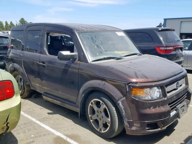 5J6YH18918L003465 - 2008 HONDA ELEMENT SC PURPLE photo 1