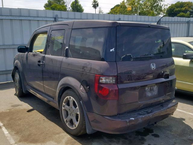 5J6YH18918L003465 - 2008 HONDA ELEMENT SC PURPLE photo 3