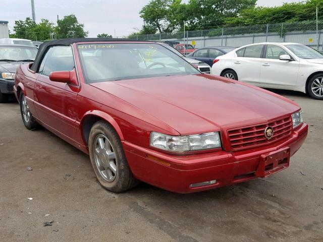 1G6ET12931B105588 - 2001 CADILLAC ELDORADO T RED photo 1