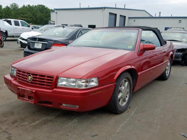 1G6ET12931B105588 - 2001 CADILLAC ELDORADO T RED photo 2