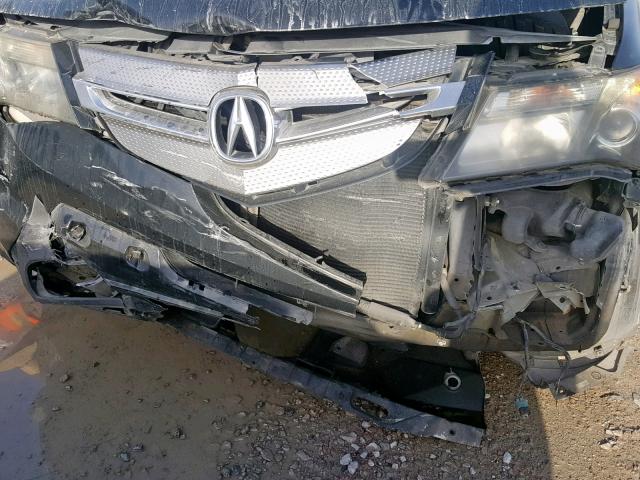 2HNYD28278H512929 - 2008 ACURA MDX BLACK photo 9