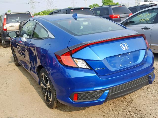 2HGFC3B94GH362127 - 2016 HONDA CIVIC TOUR BLUE photo 3