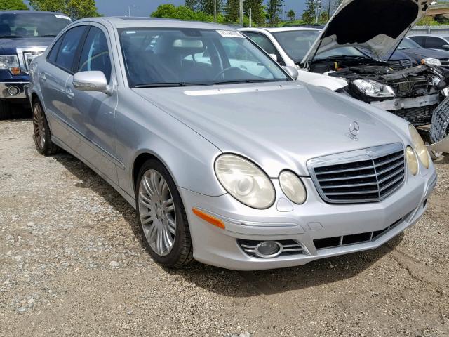 WDBUF56X38B258710 - 2008 MERCEDES-BENZ E 350 SILVER photo 1