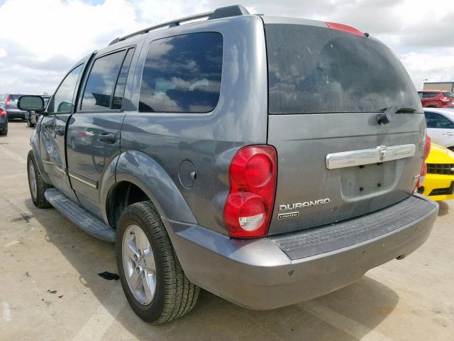 1D8HB58237F501263 - 2007 DODGE DURANGO LI GRAY photo 3