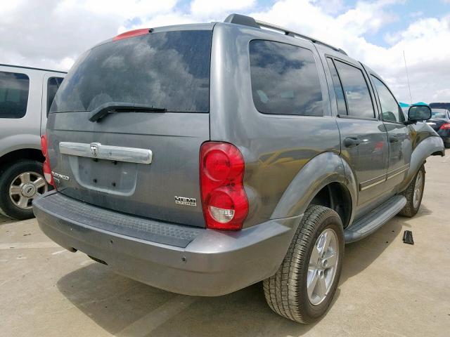 1D8HB58237F501263 - 2007 DODGE DURANGO LI GRAY photo 4