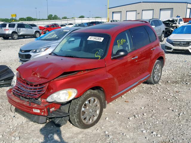 3A8FY68807T533679 - 2007 CHRYSLER PT CRUISER RED photo 2