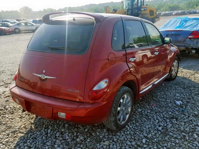 3A8FY68807T533679 - 2007 CHRYSLER PT CRUISER RED photo 4