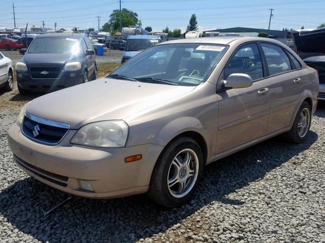 KL5JJ56Z26K314840 - 2006 SUZUKI FORENZA PR GOLD photo 2