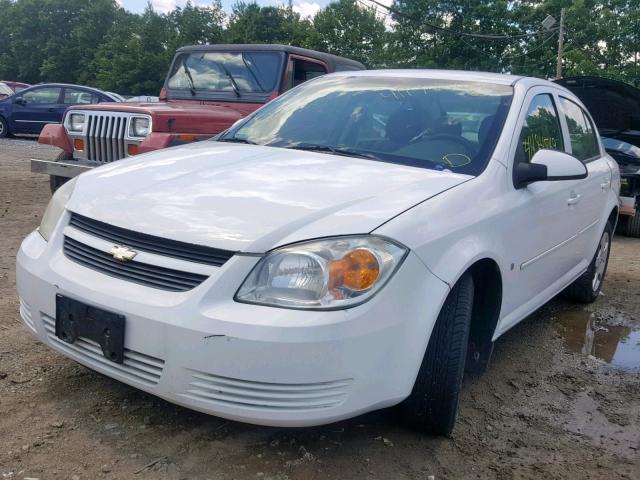 1G1AL58F587141546 - 2008 CHEVROLET COBALT LT WHITE photo 2