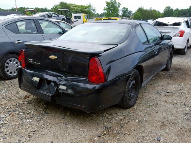 2G1WJ15K879388661 - 2007 CHEVROLET MONTE CARL BLACK photo 4