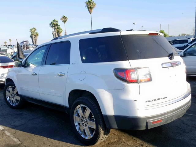 1GKKRSKD3HJ304850 - 2017 GMC ACADIA LIM WHITE photo 3