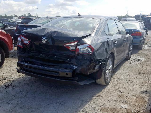 1VWAS7A3XFC064910 - 2015 VOLKSWAGEN PASSAT S BLACK photo 4