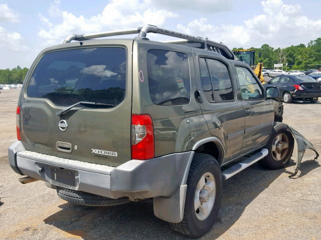 5N1ED28T23C629312 - 2003 NISSAN XTERRA XE GREEN photo 4