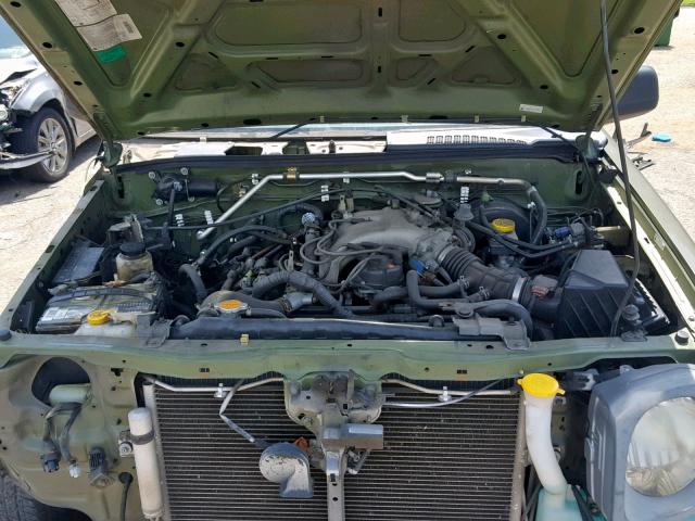 5N1ED28T23C629312 - 2003 NISSAN XTERRA XE GREEN photo 7