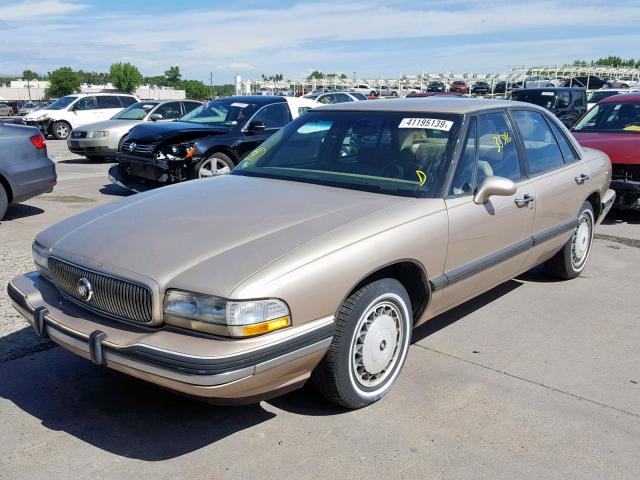 1G4HP52L5SH402146 - 1995 BUICK LESABRE CU TAN photo 2