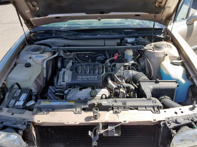 1G4HP52L5SH402146 - 1995 BUICK LESABRE CU TAN photo 7