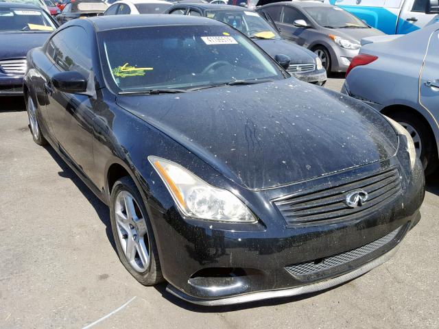 JNKCV64E28M131344 - 2008 INFINITI G37 BASE BLACK photo 1