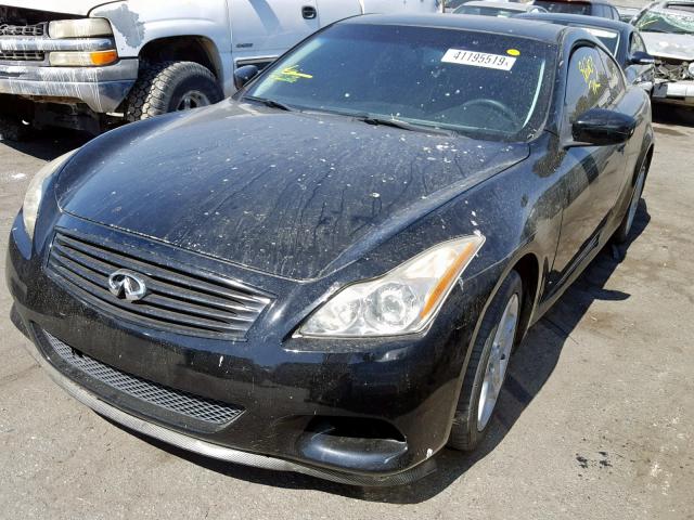 JNKCV64E28M131344 - 2008 INFINITI G37 BASE BLACK photo 2