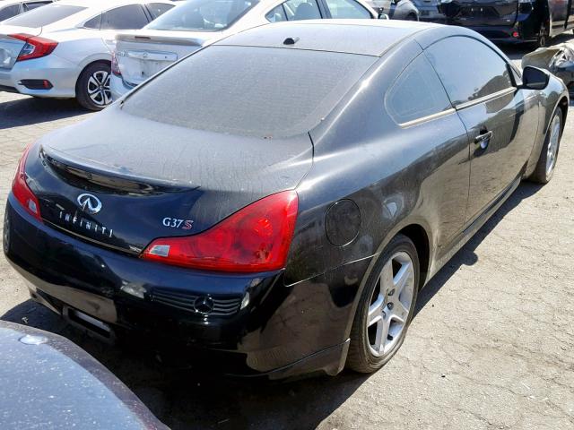 JNKCV64E28M131344 - 2008 INFINITI G37 BASE BLACK photo 4