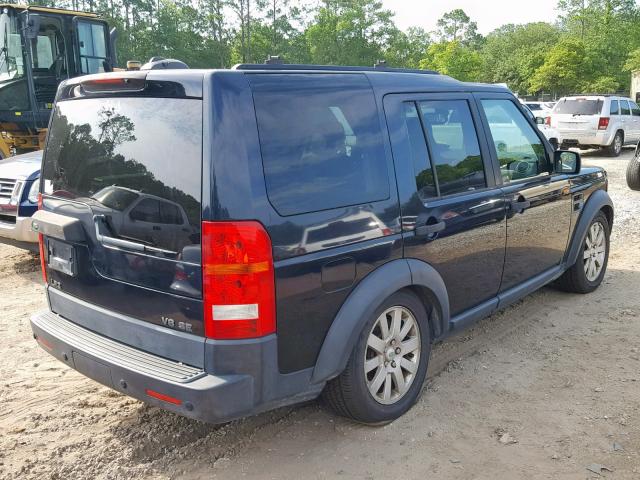 SALAD25416A396340 - 2006 LAND ROVER LR3 SE BLACK photo 4