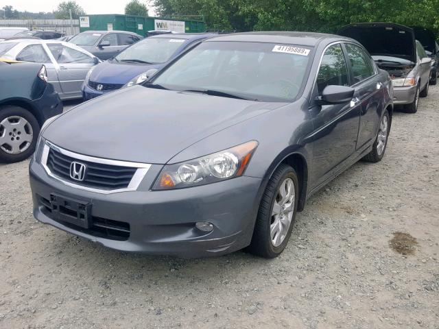 1HGCP36849A003600 - 2009 HONDA ACCORD EXL GRAY photo 2