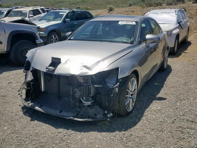 JTHCF1D20E5011392 - 2014 LEXUS IS 250 GRAY photo 2