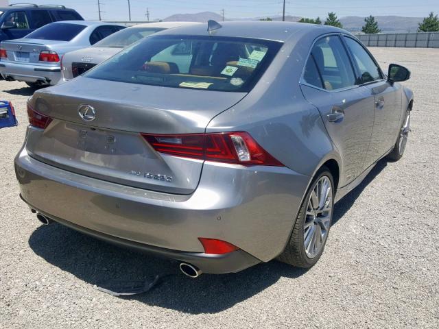 JTHCF1D20E5011392 - 2014 LEXUS IS 250 GRAY photo 4