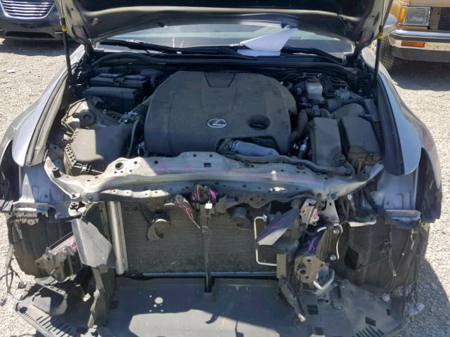 JTHCF1D20E5011392 - 2014 LEXUS IS 250 GRAY photo 7