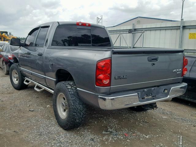 1D7KS28C97J505686 - 2007 DODGE RAM 2500 S ნაცრისფერი ფოტო 3