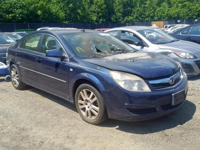 1G8ZS57N08F212495 - 2008 SATURN AURA XE BLUE photo 1