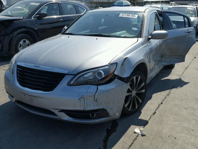 1C3CCBBB5DN702214 - 2013 CHRYSLER 200 TOURIN SILVER photo 2