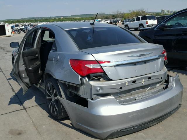 1C3CCBBB5DN702214 - 2013 CHRYSLER 200 TOURIN SILVER photo 3