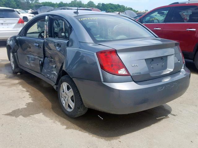 1G8AJ55F47Z168607 - 2007 SATURN ION LEVEL GRAY photo 3