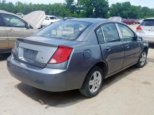 1G8AJ55F47Z168607 - 2007 SATURN ION LEVEL GRAY photo 4