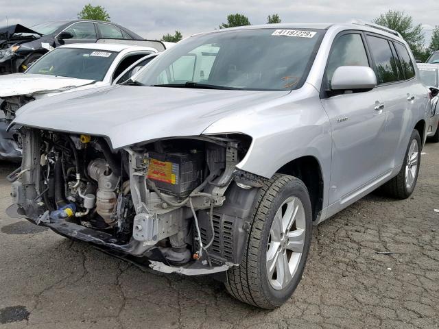 JTEES42A092120553 - 2009 TOYOTA HIGHLANDER SILVER photo 2