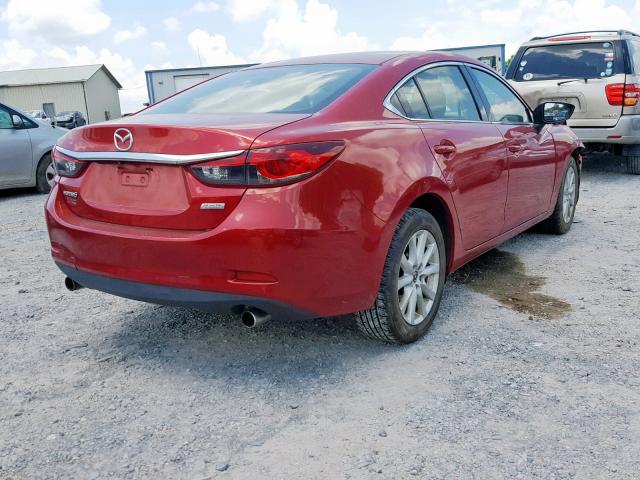 JM1GJ1U68E1157485 - 2014 MAZDA 6 SPORT RED photo 4