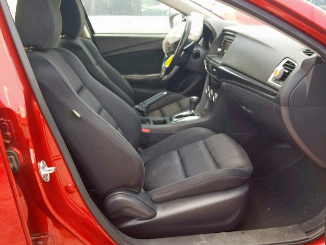 JM1GJ1U68E1157485 - 2014 MAZDA 6 SPORT RED photo 5